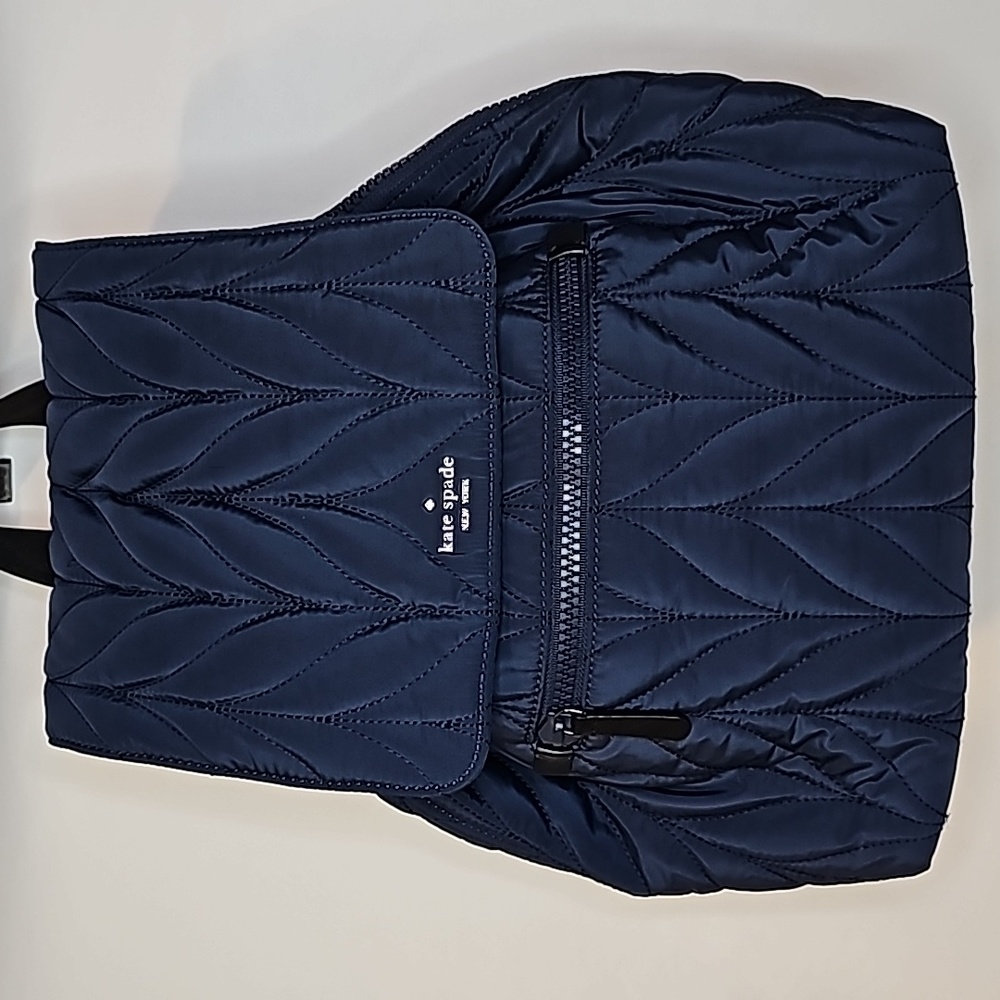 KATE SPADE ▪︎ ELLIE LARGE FLAP BACKPACK ▪︎ NAVY BLUE